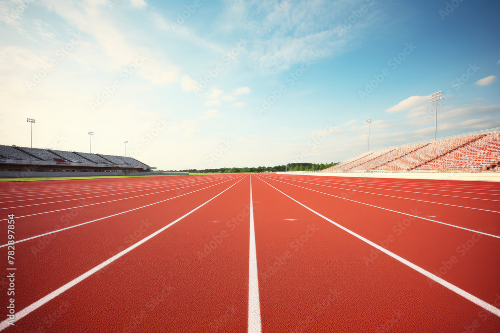 Ready for the Race: Track and Field Stadium