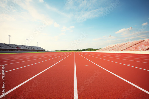 Ready for the Race  Track and Field Stadium