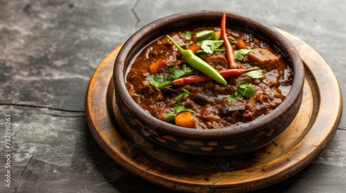 Delicious and Hearty Chili - A Bowl of Stew
