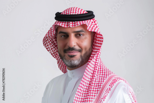 Portrait Photo of a Saudi Businessman, Generative AI