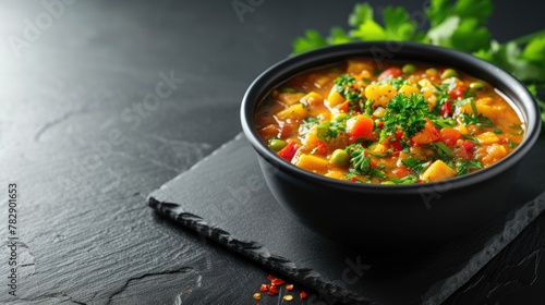 Homemade Spicy Indian Curry in bowl, inviting the viewer to enjoy a serving of this delectable dish.