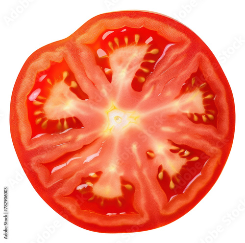 PNG Thin tomato slice vegetable plant food.