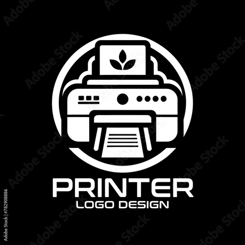 Printer Vector Logo Design