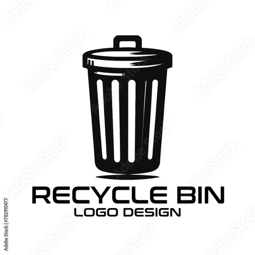 Recycle Bin Vector Logo Design