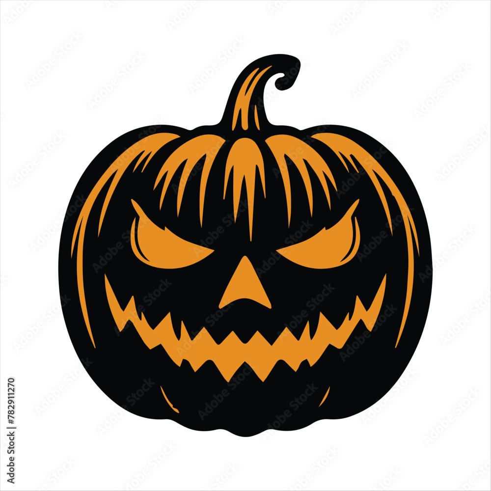 Pumpkin head set. Cute and scary halloween pumpkin monster set. Holidays cartoon character in flat style collection. Pumpkin head set. Cute and scary halloween pumpkin monster set. Holidays cartoon character in flat style collection.
