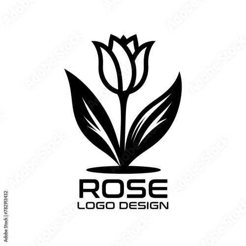 Rose Vector Logo Design
