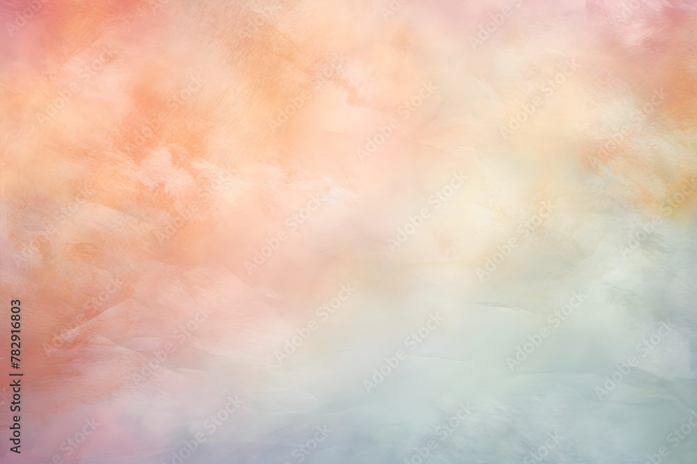 AI generated illustration of an abstract watercolor painting with colorful smoke
