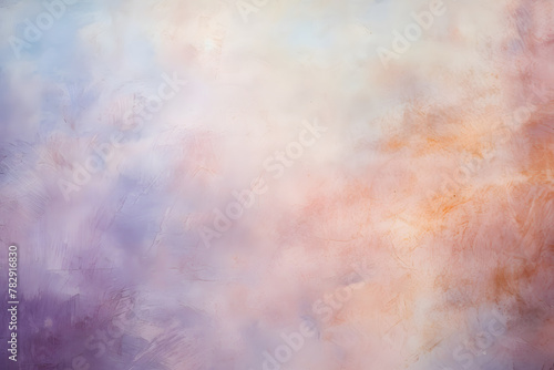 AI generated illustration of an abstract watercolor painting with colorful smoke