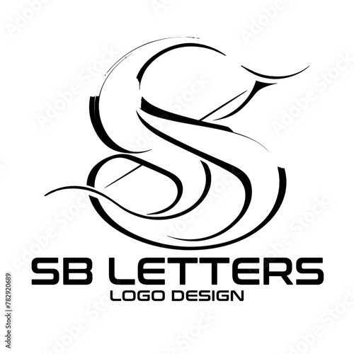 SB Letters Vector Logo Design