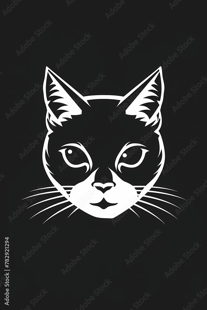 Feline Silhouette Logos in Black and White
Monochrome Cat Profile Illustrations
Stylized Cat Head Graphics Set
Simplified Domestic Cat Logo Designs
Minimalist Black Cat Silhouette Logos