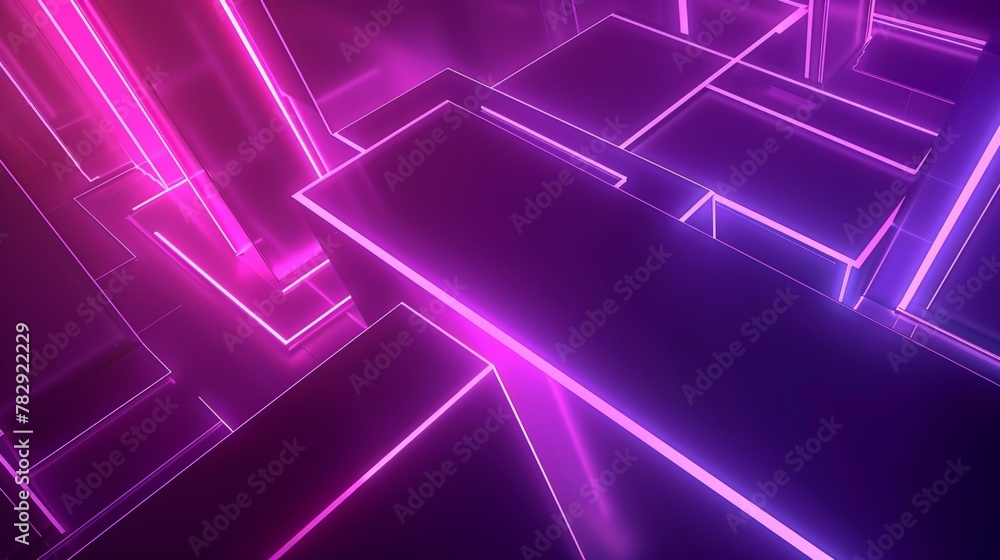 a neon background, purple, glowing, geometric shapes a neon background, purple, glowing, geometric shapes