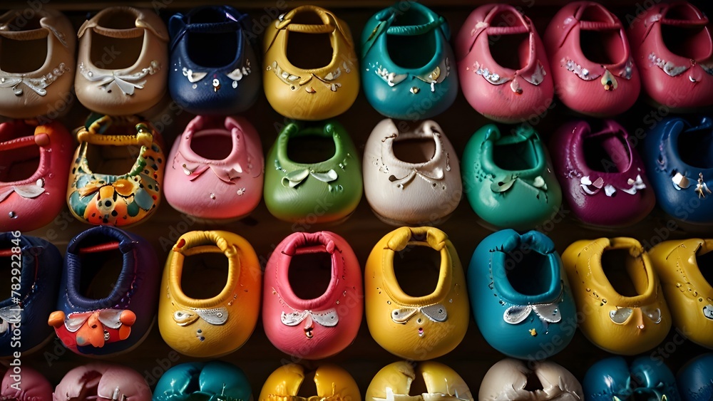 Fototapeta premium dutch wooden shoes, ai generated