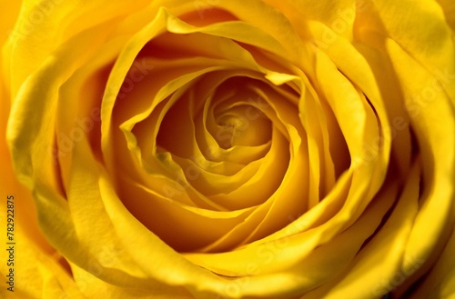 Closeup shot of a beautiful open yellow rose - great for backgrounds