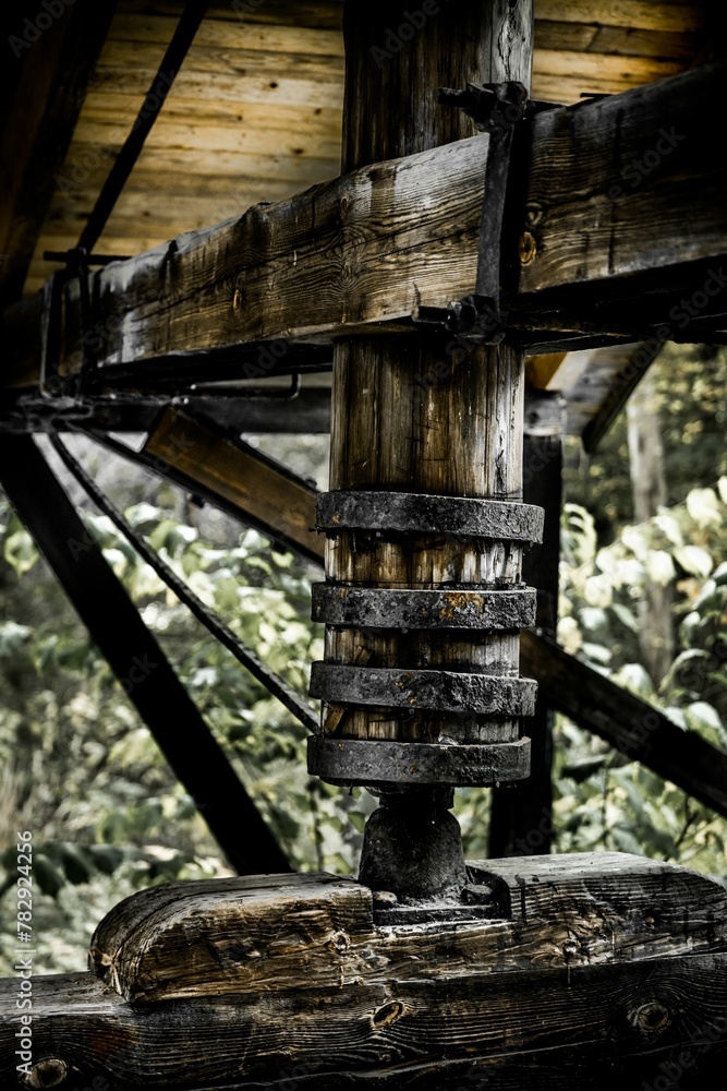 Beautiful closeup of an old completely rusted cast iron machine Beautiful closeup of an old completely rusted cast iron machine