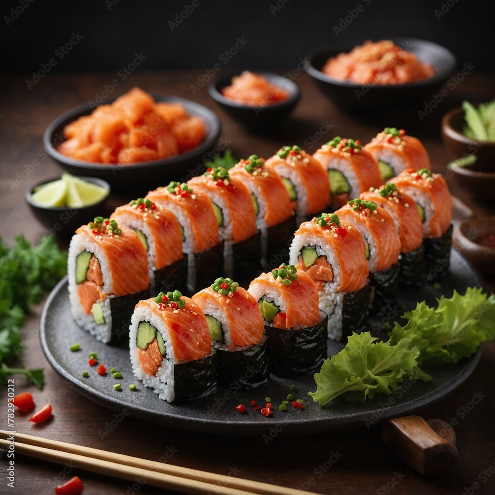 Spicy Salmon Roll Spicy Salmon Roll
