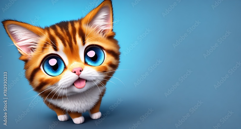Cute Kitten Staring at the Camera Cute Kitten Staring at the Camera