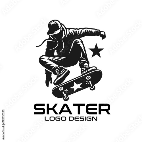 Skater Vector Logo Design