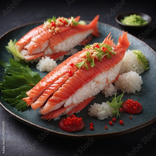 Tai Nigiri Sushi (Red Snapper fish)