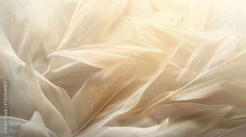 Elegant Creative Abstract Fabric Blurry Background With Soft Light For Wedding Or Spring
