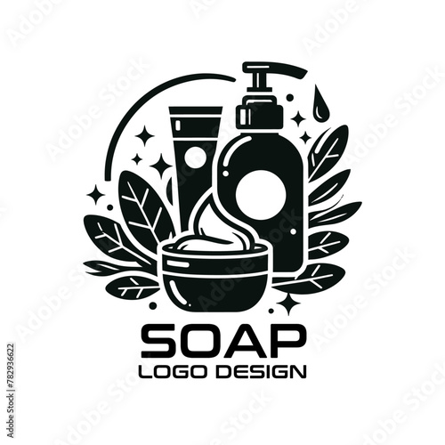 Soap Vector Logo Design photo