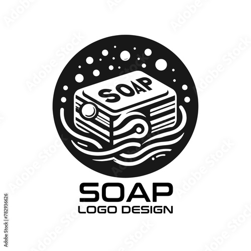 Soap Vector Logo Design photo