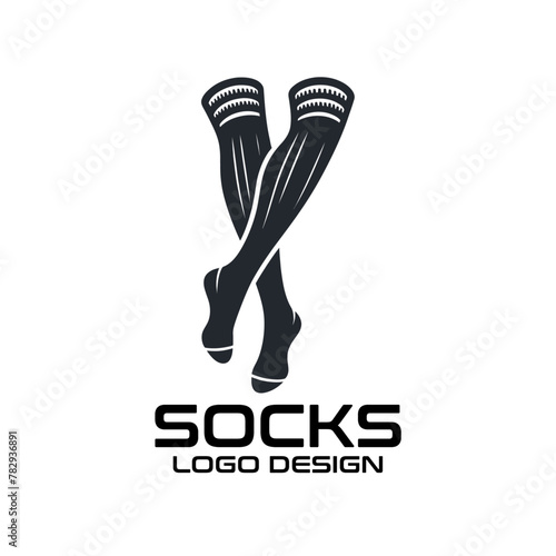 Socks Vector Logo Design  photo