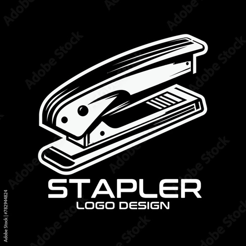 Stapler Vector Logo Design