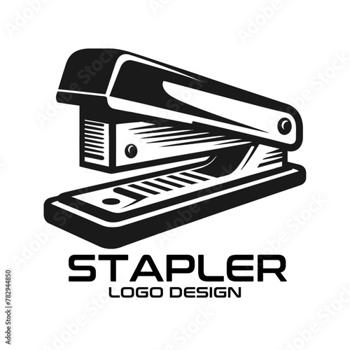 Stapler Vector Logo Design