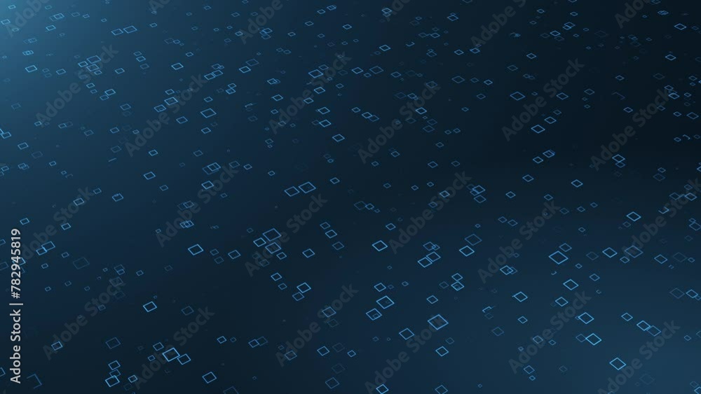 Digital background with particles and geometric shapes, data analysis technologies, network connection, big data, Computer Technology Concept. Seamless loop Digital background with particles and geometric shapes, data analysis technologies, network connection, big data, Computer Technology Concept. Seamless loop