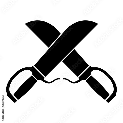 Martial arts: butterfly double swords