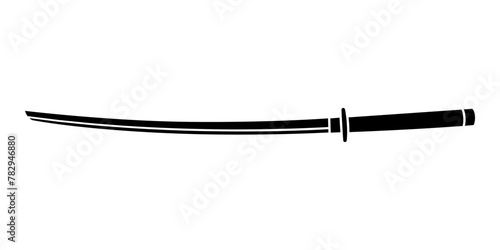 Martial arts weapons: katana sword photo