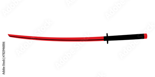 Martial arts weapons: katana sword