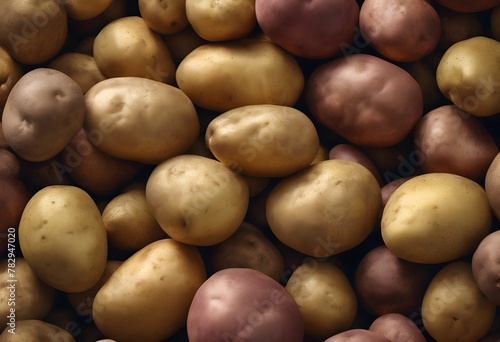 A Group of potatoes.