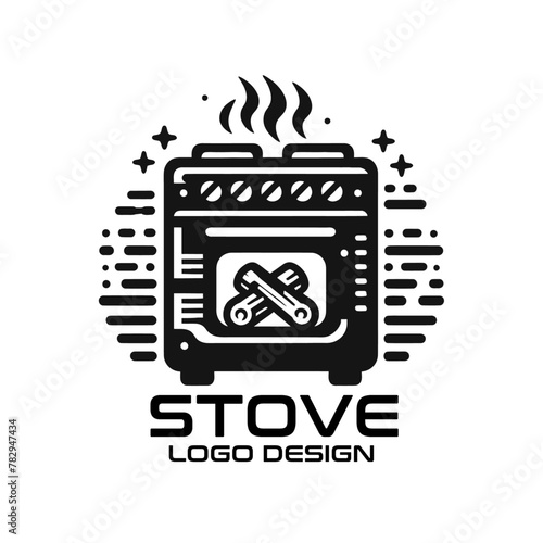 Stove Vector Logo Design