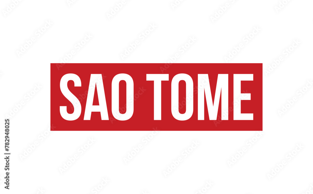 Sao Tome Rubber Stamp Seal Vector Sao Tome Rubber Stamp Seal Vector