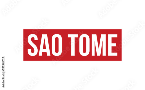 Sao Tome Rubber Stamp Seal Vector