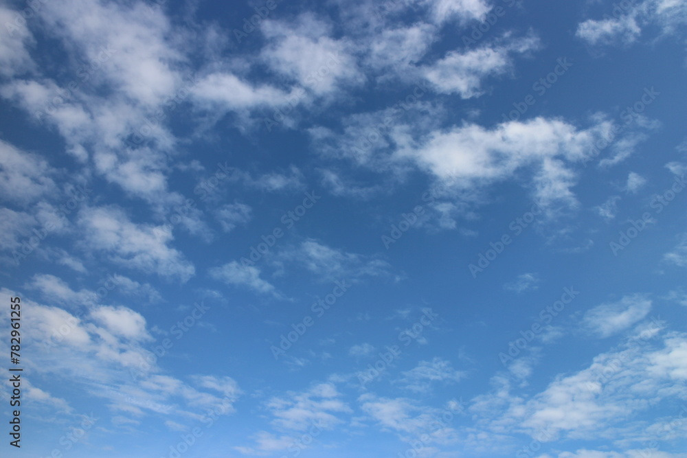 Blue sky and beautiful clouds