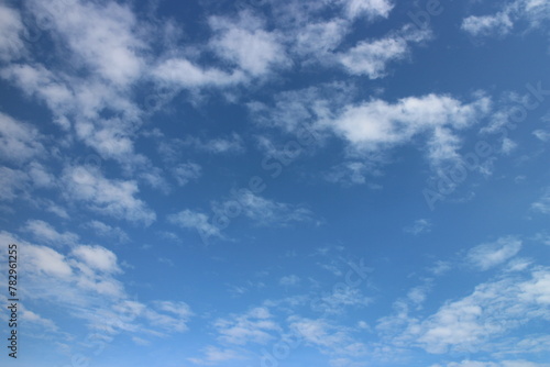 Blue sky and beautiful clouds