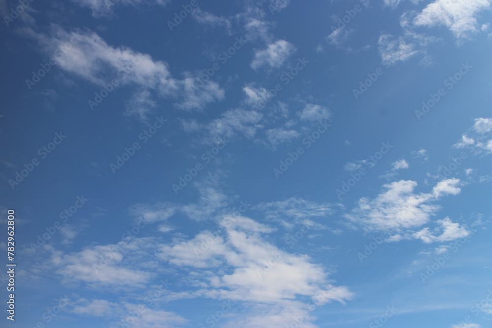 Blue sky and beautiful clouds Blue sky and beautiful clouds
