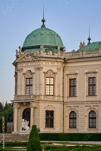 Beautiful view of the Upper Belvedere building