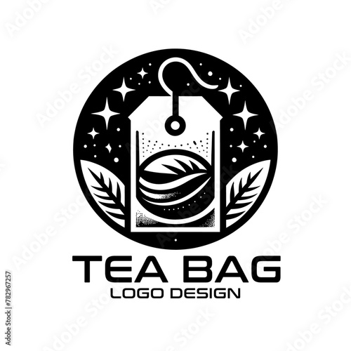 Tea Bag Vector Logo Design
