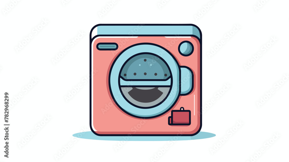Drier icon outline vector. Air machine. Toilet dryer