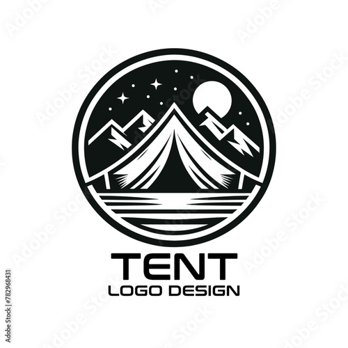 Tent Vector Logo Design