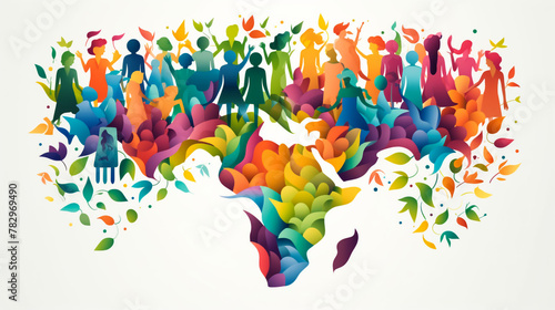 International Women's day celebration background vector illustration 
