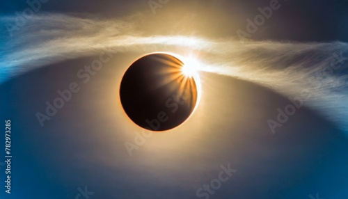 Wallpaper eclipse photograph depicting a rare celestial event as the moon passes in front of the sun, background photo