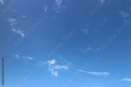 Summer blue sky cloud gradient light white background.