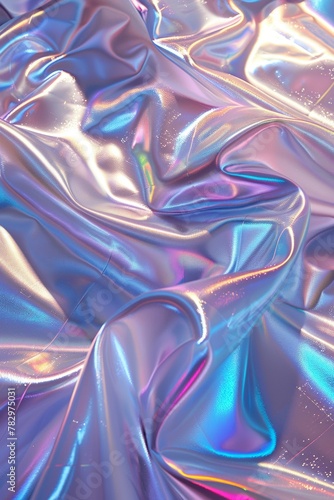 Holographic Purple Liquid abstract background