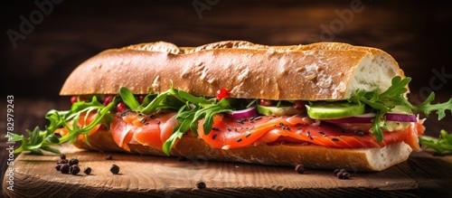 Fresh sandwich ingredients ...