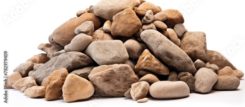 Rocks and Pebbles Pile on W...