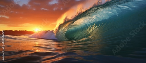 Ocean Wave Close Up During ...